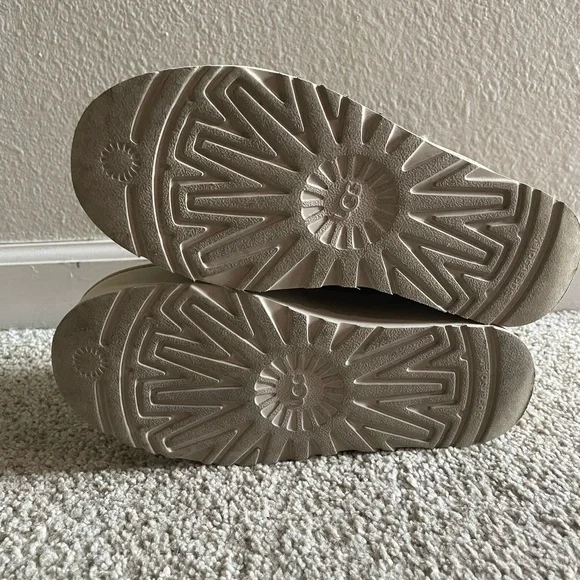 Uggs ultra mini platform boots suede Sand sz 6 - Picture 5 of 6